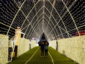 Christmas Glow is on at the Edmonton Expo Centre until January 4, 2020. Attendees can explore interactive light sculptures with approximately 50,000 lights, shop for unique gifts from local vendors and enjoy treats from local food trucks, breweries and wineries, and be entertained by live music.