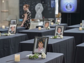 NAIT held at a public vigil at the Northern Alberta Institute of Technology in Edmonton on December 6, 2019 to honour 14 women killed 30 years ago today at The École Polytechnique massacre, also known as the Montreal massacre.