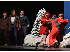 Morinville Community High School's production of A Christmas Story, the Musical, in Morinville, on Dec. 19, 2019.