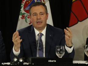 Canada's Premiers - The Council of the Federation meetings held in Toronto (Pictured) Alberta Premier Jason Kenney on Monday December 2, 2019. Jack Boland/Toronto Sun/Postmedia Network