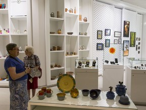 The gift shop is seen during a tour of the Federal Building outside the Alberta Legislature in Edmonton, Alta., on Wednesday August 12, 2015.
