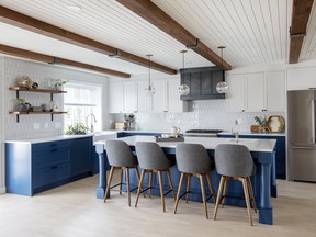 Don't forget the fifth wall — the ceiling — when designing with Modern Farmhouse.
