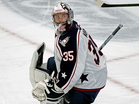 Tri-City Americans goalie Beck Warm made 48 saves to shut out the Edmonton Oil Kings 3-0 in WHL hockey action in Edmonton on Monday November 11, 2019.