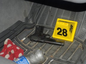 Photo of the weapon seized at the scene.