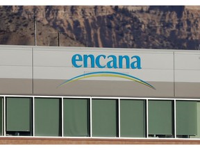 FILE PHOTO: Encana offices is pictured in Parachute, Colorado, U.S. on December 10, 2014.   REUTERS/Jim Urquhart/File Photo ORG XMIT: FW1