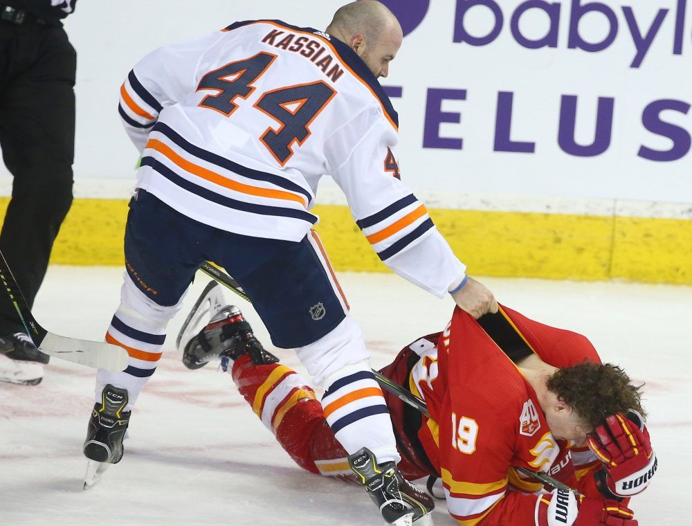 Edmonton Oilers' Zack Kassian suspended two games for altercation with  Calgary Flames' Matthew Tkachuk