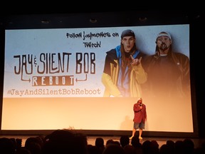 Kevin Smith hosted a screening of Jay and Silent Bob Reboot, followed by a Q&A session at Myer Horowitz on Saturday, Jan. 18.