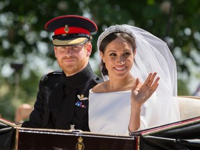 The wedding of Prince Harry and Meghan Markle at Windsor Castle.