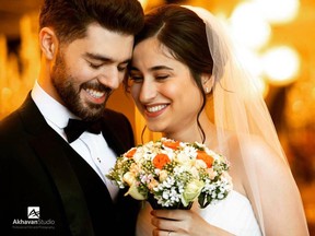 Newlyweds Arash Pourzarabi, 26, letf, and Pouneh Gorji, 25, are among 63 Canadians killed after a plane crashed shortly after taking off from the Tehran International Airport in Iran on Wednesday, Jan. 9, 2020.