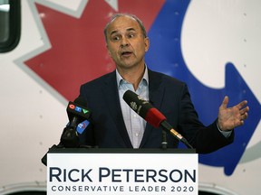 Edmonton businessman Rick Peterson announced on Wednesday, Jan. 29, 2020, that he will be entering the Conservative Party of Canada leadership race.