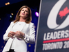 Then-Conservative party interim leader Rona Ambrose speaks at a leadership event in May 2017.