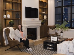 Gloria Lawrence, Dream Home co-ordinator for Big Brothers, Big Sisters of Edmonton and area, in the new lottery home by Veneto Homes in St. Albert.