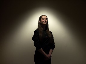 Samantha Callihoo, 17, poses for a photo, in Edmonton Sunday Feb. 9, 2020. Callihoo is one of four Edmonton students to receive a scholarship from the Horatio Alger Association of Canada. Photo by David Bloom
