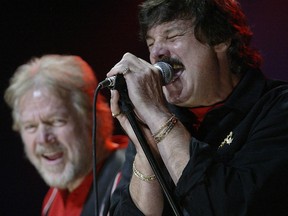 Randy Bachman and Burton Cummings performing in 2006.