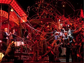 Edmonton Opera's production of Puccini's La Boheme in 2010. The production sets are being revived for next season's performances of the opera, with new costumes by Deanna Finnman.