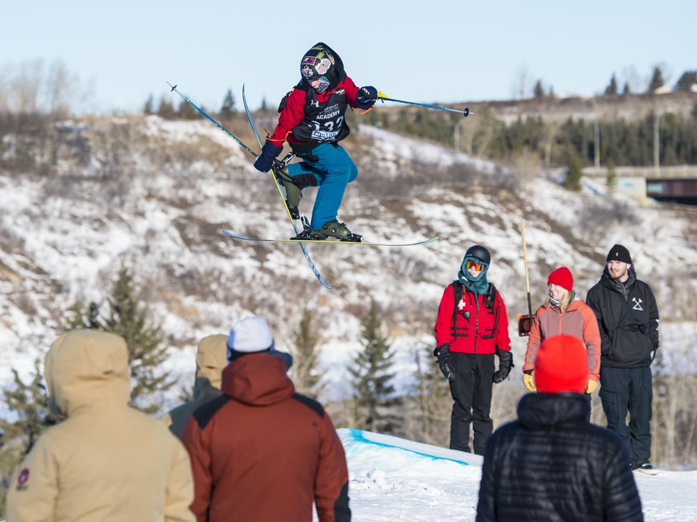 Hundreds of athletes compete in freestyle ski competition Edmonton