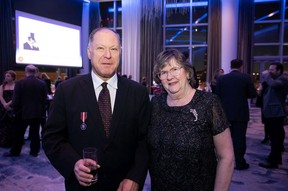 Klaus Maier, left, with Peggy Duncan during A Night Under the Stars at the JW Marriott Edmonton ICE District in Edmonton on Saturday, Jan. 25, 2020.