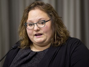 Opposition education critic Sarah Hoffman on April 14, 2020 calls for grants for students.