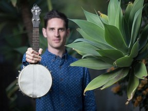 Jayme Stone brings his Folklife band to play for New Moon Folk Club Friday.