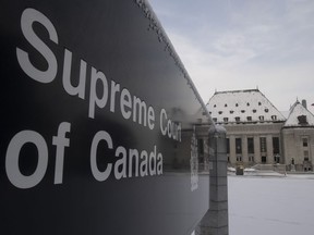 The Supreme Court of Canada is seen, on January 16, 2020 in Ottawa. An Alberta woman sentenced to life in prison for killing her husband and setting her home on fire will get a new trial. The Supreme Court of Canada today allowed an appeal for Deborah Doonanco.