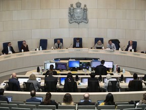 Edmonton city council chambers.