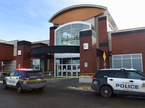 Emergency medical services responded to a call about people being stabbed outside Northgate Centre mall at 12:46 a.m., Friday, Feb. 21, 2020. Two teenage victims were taken to hospital in serious but stable condition.