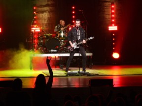 Theory of a Deadman brought a heavy dose of heavy to the Winspear Centre Friday night.