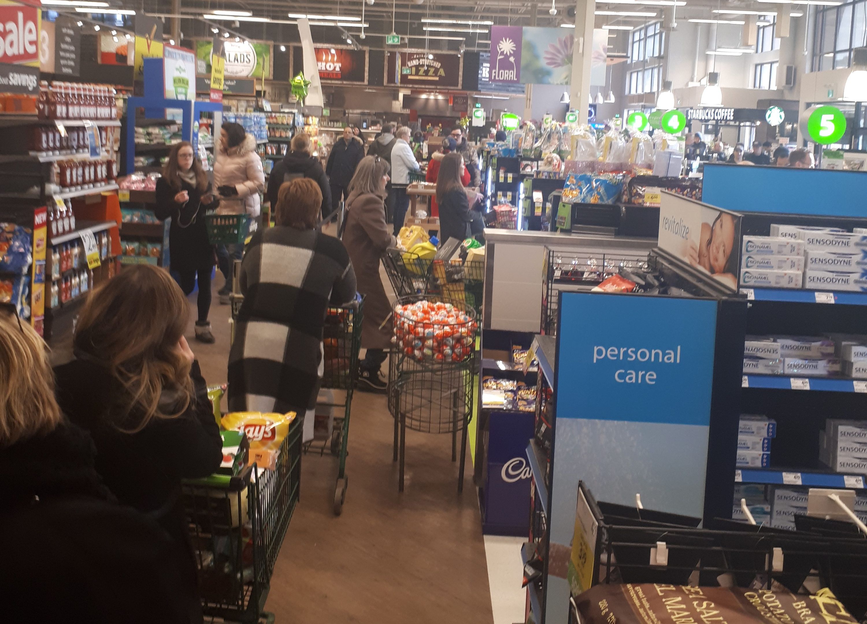 COVID19 Shoppers rush Edmonton grocery stores to stock up on nonperishables Edmonton Journal