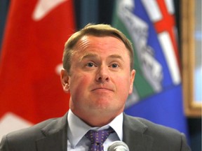 Tyler Shandro at the McDougall Centre in Calgary on Feb. 20, 2020, when he was health minister.