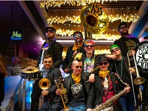 The Brasstactics aim to provide Edmonton with a New Orleans-style brass band.
