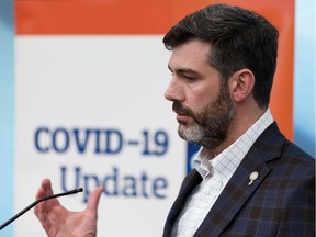 Mayor Don Iveson gives an update on the city's COVID-19 pandemic response March 17.