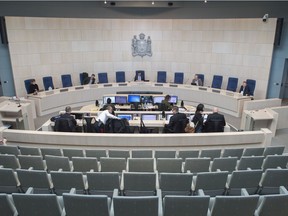 Edmonton city council chambers.