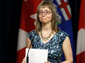 Alberta's chief medical officer of health Dr. Deena Hinshaw. File photo.