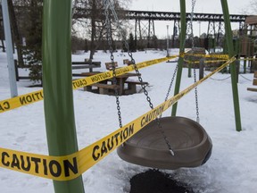 The City of Edmonton has closed playgrounds and will delay the opening of spray parks to stop the spread of COVID-19 on March 24, 2020.