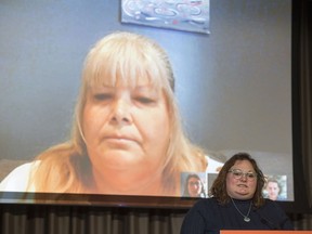 Sarah Hoffman, NDP Opposition critic for education, spoke with Lee-Ann Kalen, an educational assistant in St. Albert, by vodei conference on Monday, March 30, 2020.