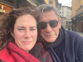 Jane Guarducci and her partner, architect Stefano Bertocci, walk over the Ponte Vecchio bridge in Venice each day as they head for a bakery where people must stand one metre apart in the lineup. Guarducci, born and raised in Edmonton but now calling Venice home, says the Quarantino is now very popular in Italy. It is any martini drunk to celebrate being self-isolated at home to avoid coronavirus.