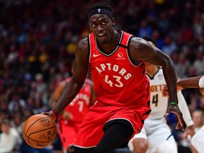 Toronto Raptors forward Pascal Siakam during NBA action on March 1, 2020, in Denver.