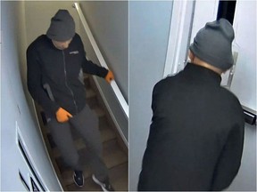 Photos of a man suspected to be involved in a shooting in Fort McMurray on March 15, 2020. Submitted image.