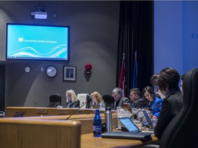 Edmonton Public School Board meeting at the Centre for Education at 1 Kingsway Avenue NW. File photo.