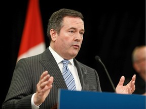 Premier Jason Kenney gives an update on the province's COVID-19 plans on Wednesday, April 1, 2020.