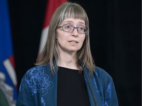Alberta's chief medical officer of health Dr. Deena Hinshaw provides an update from Edmonton on Friday, April 10, 2020, on COVID-19 and the ongoing work to protect public health.