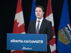 Alberta Minister of Agriculture and Forestry Devin Dreeshen announced a fire ban Tuesday that covers almost 60 per cent of the province in an effort to prevent wildfires amid the COVID-19 pandemic.