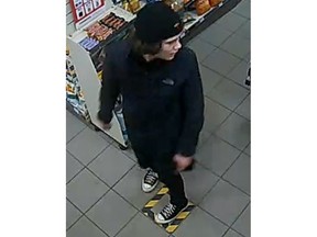 Edmonton police are asking for the public's help identifying the suspect in the March 23, 2020, arson of a construction site near 157 Street and Stony Plain Road He is described as being between five-foot-10 and five-foot-11 and weighing approximately 150 pounds. He was wearing black pants, a black jacket, a black toque and white sneakers.