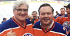 Edmonton stalwart David Dorward with Jason Kenney