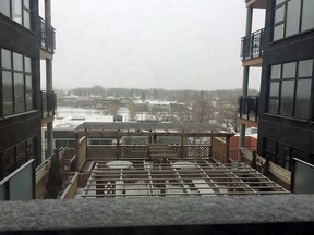 It's a snowy Easter Sunday morning in Edmonton.