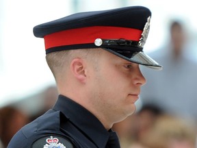 Ashley Hayward is shown here graduating into the police force on Apr.21, 2011