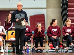 Sherwood Park resident and former Salisbury Sabres volleyball coach Ken Briggs has made history by becoming the first MacEwan University Griffins bench boss to win a Canada West coach of the year award.