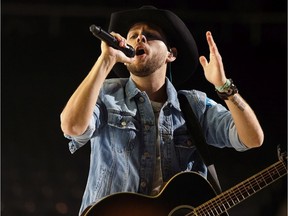 Country singer Brett Kissel at Rogers Place in October — he's playing the River Cree parking lot June 13.