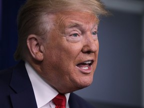 In a pair of tweets issued Wednesday morning from his iPhone, U.S. President Donald Trump said that social media sites are trying to silence conservative voices, and need to change course or face action.