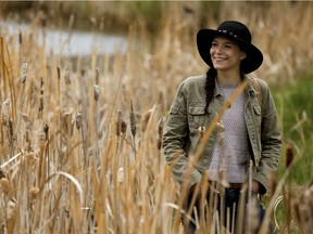 Edmonton's new historian laureate Amber Paquette poses for a photo, in Edmonton, Friday, May 22, 2020.